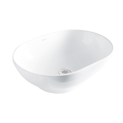 Modern Vanity Counter Top Basin 496x365x155mm Ceramic Glazed